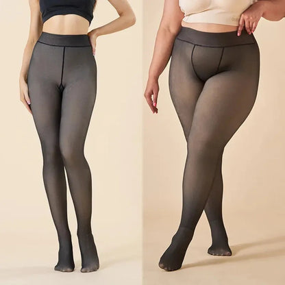 Winter Cellulite Ein-Naht Formende Fleece-Legging