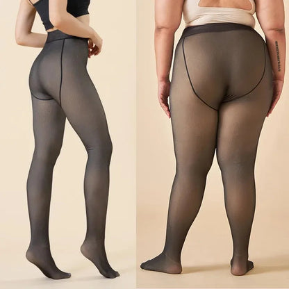 Winter Cellulite Ein-Naht Formende Fleece-Legging