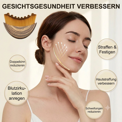 Mensea™ Lymphatische Gesichtsbürste & Augenmassage-Stick Set