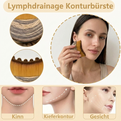 Mensea™ Lymphatische Gesichtsbürste & Augenmassage-Stick Set