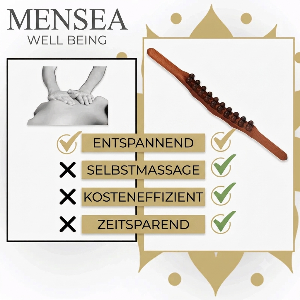 Mensea™ Gua-Sha-Therapiestab aus Hol