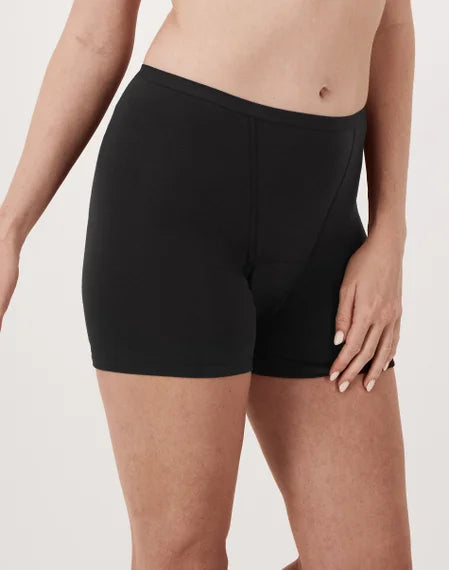 Vierlagige, auslaufsichere Damen-Boxershorts mit hoher Saugfähigkeit und hohem Tragekomfort während der Menstruation