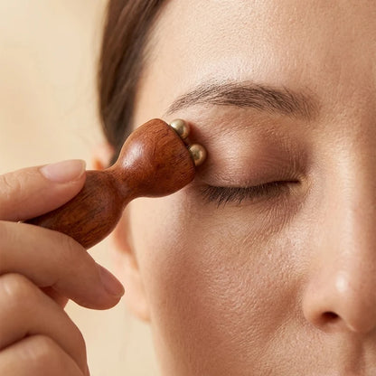 Mensea™ Lymphatische Gesichtsbürste & Augenmassage-Stick Set